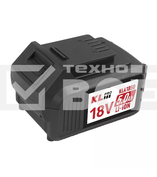 Профессиональная аккумуляторная батарея Klpro KLA1850 (18В, Li-ion, 5.0А·ч)