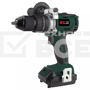 Профессиональный ударный бесщеточный шуруповерт Klpro KLDM18B-20 (18В, Li-ion-2шт, 2.0А·ч, 60Нм, ручка, З/У, в кейсе)