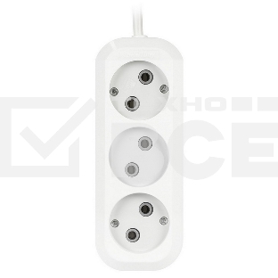 Удлинитель бытовой Smartbuy (SBE-10-3-15-N) 3 гнз х 15 м (10А/2.2 кВт, ПВС 2х1.0)