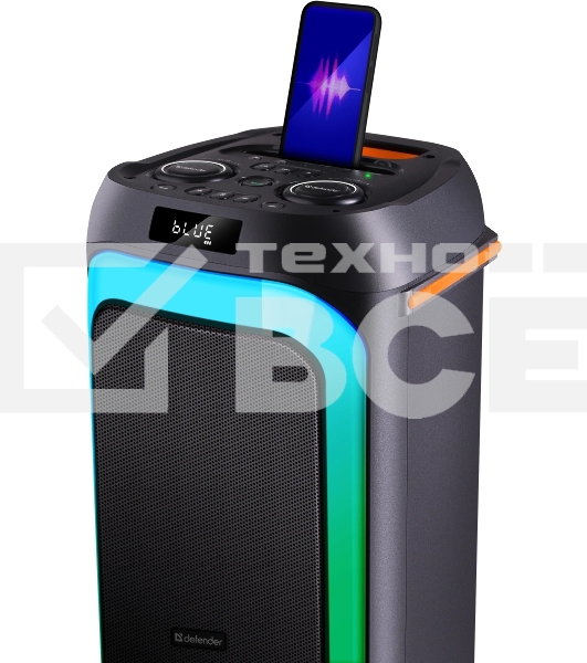 Портативная колонка Defender Orion (60Вт, BT/FM/TF/USB/MIC/Light)