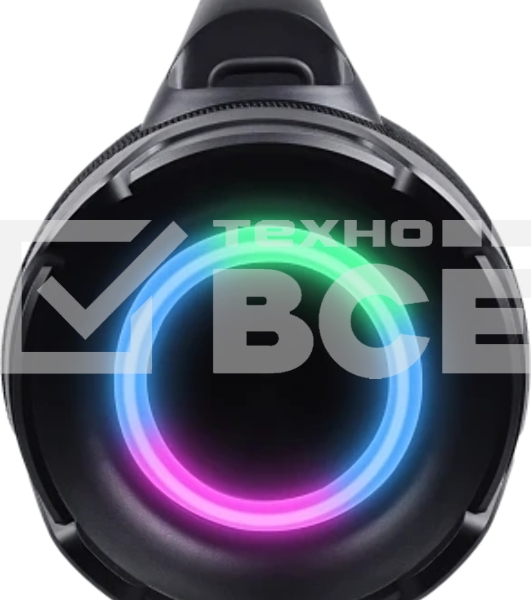 Колонка портативная Ural Урал ТТ М6+ КАРАОКЕ черный/черный 110W 1.1 BT/3.5Jack/USB-C 10м 8000mAh (ФР-00003975)