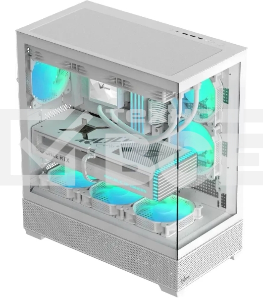 Компьютерный корпус Aerocool/Formula Crystal Z2 белый без БП ATX 5x120мм 1xUSB 2.0 2xUSB 3.0 audio bott PSU