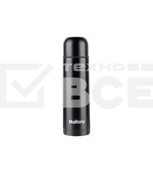 Термос из нерж. стали SOLIDO, 0,5 л, черный