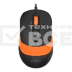 Комплект клавиатура+мышь A4Tech FStyler F1010 проводной, USB, 1600 DPI, чёрный/оранжевый, фото17