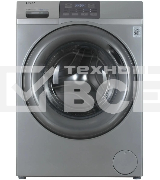 Стиральная машина Haier HW60-BP12919AS, с фронтальной загрузкой, 6кг, 1200об/мин, с паром, инверторная