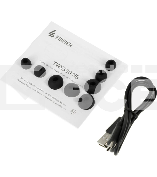 Гарнитура вкладыши Edifier TWS330 NB черный беспроводные