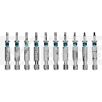 Бита Gross Torx 10х50 мм, сталь S2, шестигр., 10 шт., фото 1