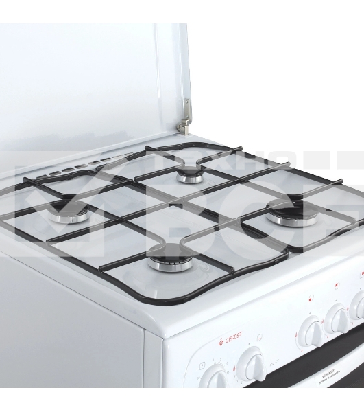 Плита газовая Gefest ПГ 1200 С5 белый, конфорок 4 шт, духовка 63 л, 60 см x 85 см x 60 см