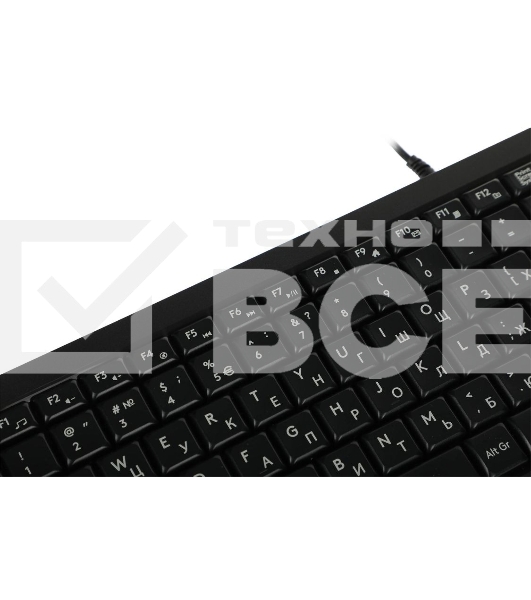 Клавиатура проводная A4Tech Fstyler FK15, USB, черный