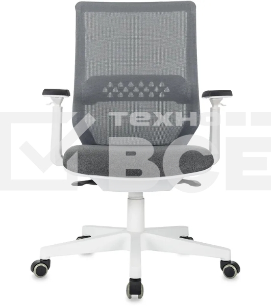 Кресло эргономичное Бюрократ MC-W611N серый TW SQU GR сетка/ткань крестов. пластик пластик белый