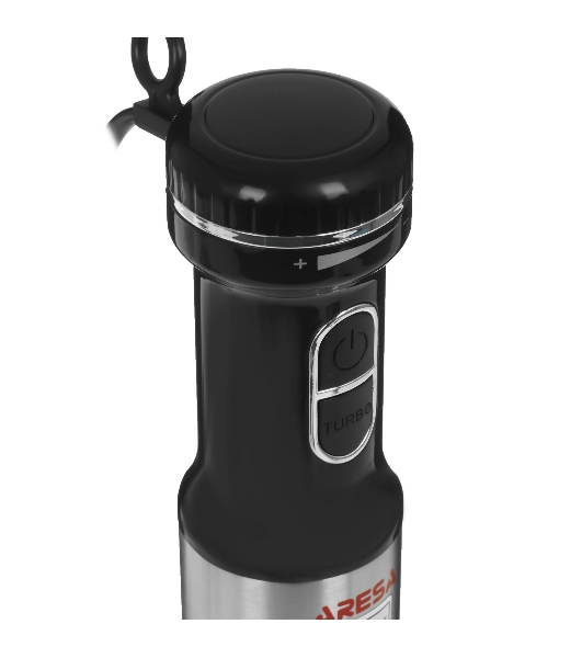 Блендер погружной Aresa AR-1124 серебристый, 800 Вт, плавная регулировка, турбо