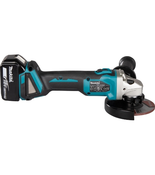 Углошлифовальная машина Makita DGA504RT 8500об/мин рез.шпин.:M14 d=125мм жестк.кейс