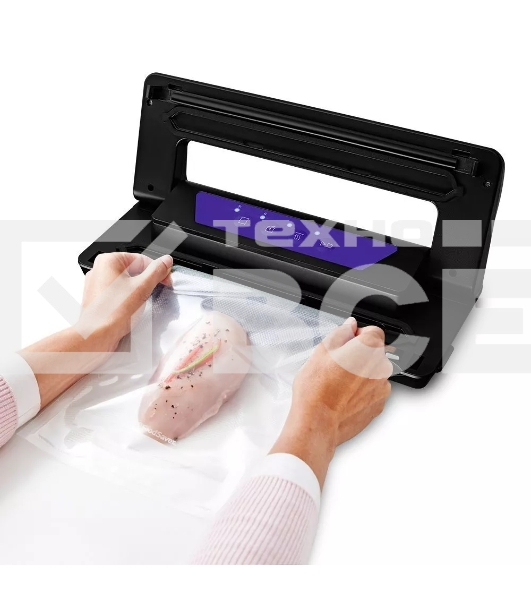 Вакуумный упаковщик Kitfort КТ-1528-1 110Вт черный/фиолетовый