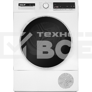 Сушильная машина Weissgauff WD 5297 DS Heat Pump белый, 7 кг, сушка - тепловой насос, программ - 15, 59.6 x 84.5 x 52.5 см