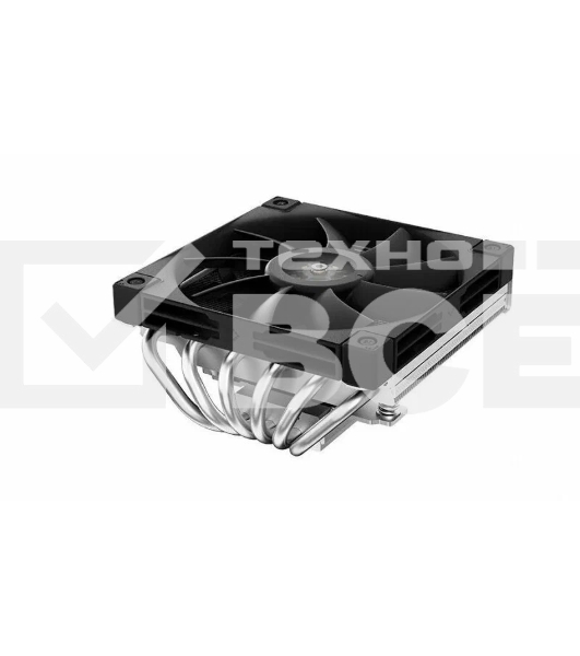 Кулер для процессора DEEPCOOL AN600 черный, 120 мм, алюминий, 1850 об/мин, 24.2 дБ, 4 pin, 180 Вт, 67 мм