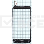 Сенсорное стекло (тачскрин) для Alcatel Pop S7 7045Y, черное, фото2