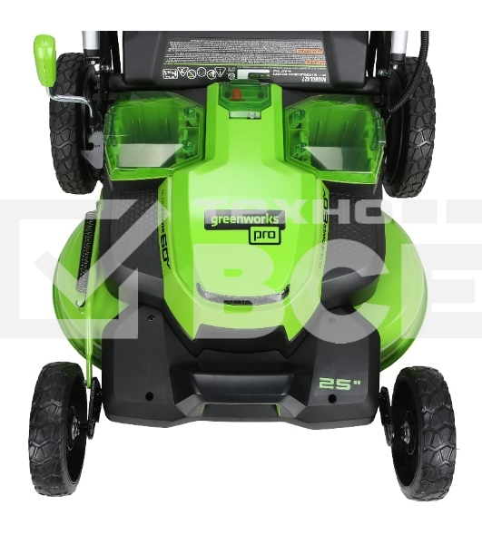 Газонокосилка аккумуляторная GreenWorks GD60LM61, 60V, 61 см, самоходная, бесщеточная, без АКБ и ЗУ (2519107)