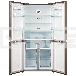 Холодильник Бирюса CD 466 GG бежевый трехкамерный 303/153 л морозилка снизу, No Frost, Side by Side, фото2