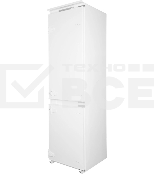 Встраиваемый холодильник Hyundai HBR 1946 2-хкамерн. белый