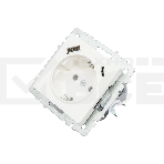 Розетка 1-местная IEK BRITE РЮш11-1-БрБ (BR-R14-16-U22-018-K01) с заземлением, с защитными шторками, 16А, с USB A+C 18 Вт, белый, фото4