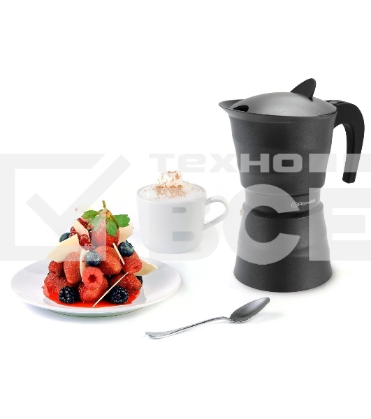 Кофеварка гейзерная Rondell RDA-1901 9 чашек, серый