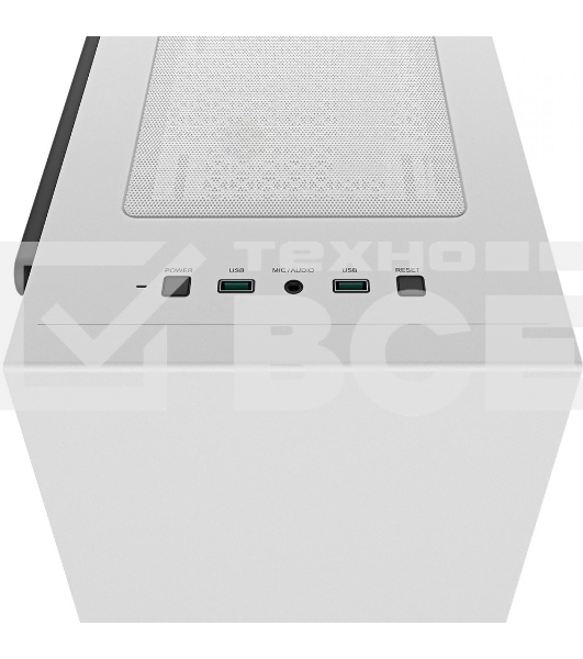 Компьютерный корпус Deepcool MACUBE 110 WH белый без БП ATX 1x120мм 2xUSB3.0 audio bott PSU