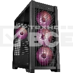Компьютерный корпус ASUS TUF GAMING GT302 TG ARGb черный (90DC00I0-B19000) GT302/ARGb FANS/BLK, фото 1