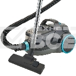 Пылесос Delta LUX DL-0836 черный с бирюзовым, фото 1