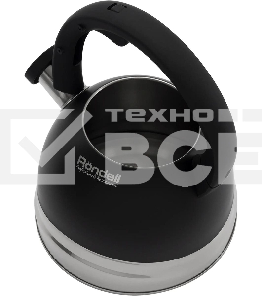 Чайник для плиты металлический Rondell Walzer RDS-1827 2.7 л. черный