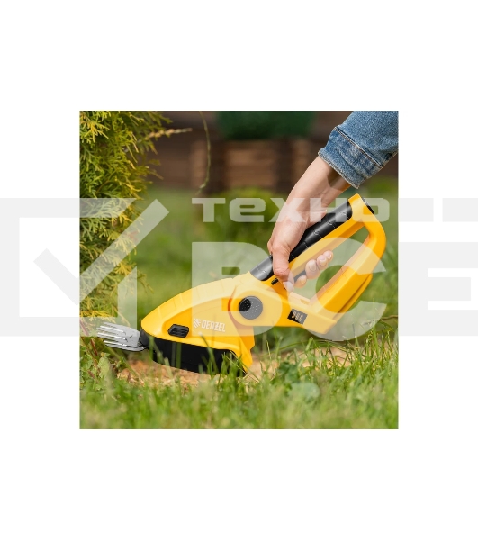 Ножницы-кусторез аккумуляторные Denzel GS-7, Li-Ion, 7,2 В