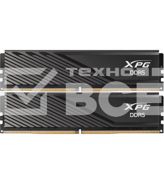 Оперативная память ADATA Lancer Blade, DDR5, 64GB (2x32GB), 5600 MHz, CL46, с радиатором, черный