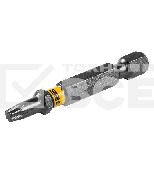 Набор бит Denzel TORX 20х50, сталь S2, шестигранный профиль, 10 шт.