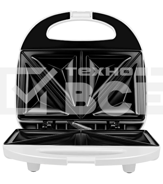 Сэндвичница Aresa AR-1205. 750 Вт. Термостойкий пластик со вставками из хромированной стали. Две сэндвичные формы.