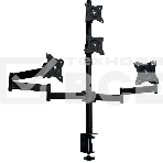 Кронштейн для мониторов Arm Media LCD-T16 черный 15'-27' макс.40кг настольный поворот и наклон верт.перемещ., фото10