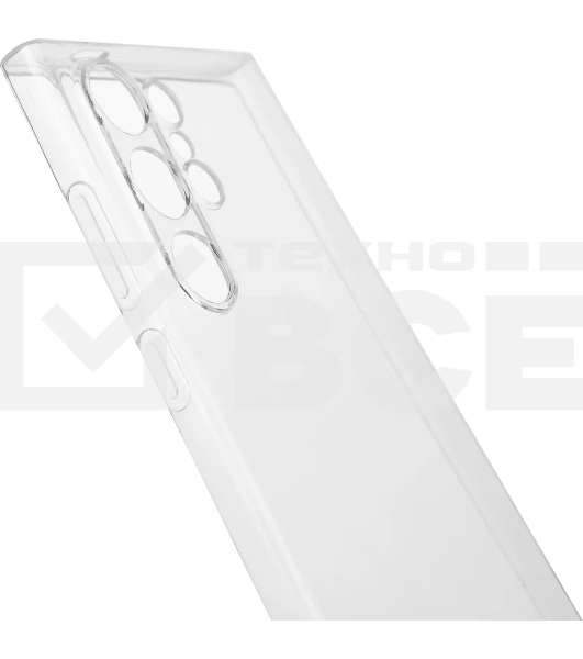 Чехол (клип-кейс) BoraSCO для Samsung Galaxy S24 Ultra 72955 прозрачный