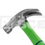 Молоток-гвоздодер Сибртех 450 г, с магнитом, фибергласовая обрезиненная рукоятка, фото5