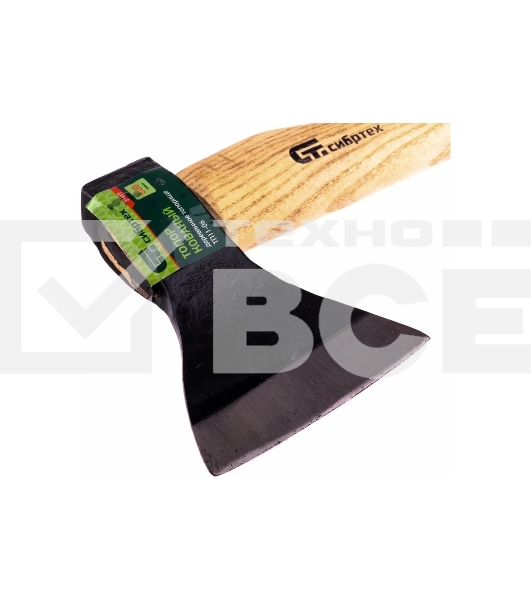 Топор Сибртех ТП11-06, 600 г, в сборе, кованый, деревянное топорище