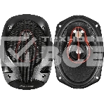 Колонки автомобильные Pioneer TS-R6951S 400Вт 4Ом 15x23см (6x9дюйм) (ком.:2кол.) коаксиальные трехполосные, фото 1