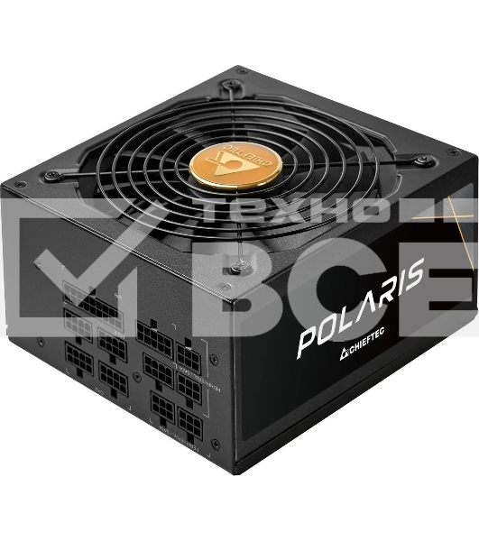 Блок питания Chieftec Polaris PPS-850FC, 850Вт, 80 PLUS Gold, 120мм, модульный, черный