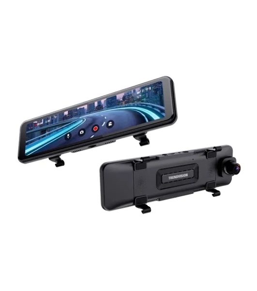 Видеорегистратор TrendVision CarPlay Mirror, 3840x2160, 11', с камерой заднего вида, G-сенсор, датчик движения