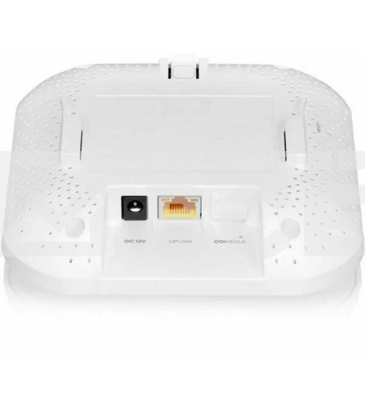 Точка доступа Zyxel NebulaFlex NWA90AX PRO, WiFi 6, 802.11a/b/g/n/ac/ax (2,4 и 5 ГГц), MU-MIMO, антенны 3x3, до 575+2400 Мбит/с, 1xLAN 2.5GE, PoE, защита от 4G/5G, БП в комплекте