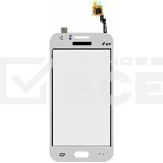 Сенсорное стекло (тачскрин) для Samsung Galaxy J1 SM-J100, белое, фото 1