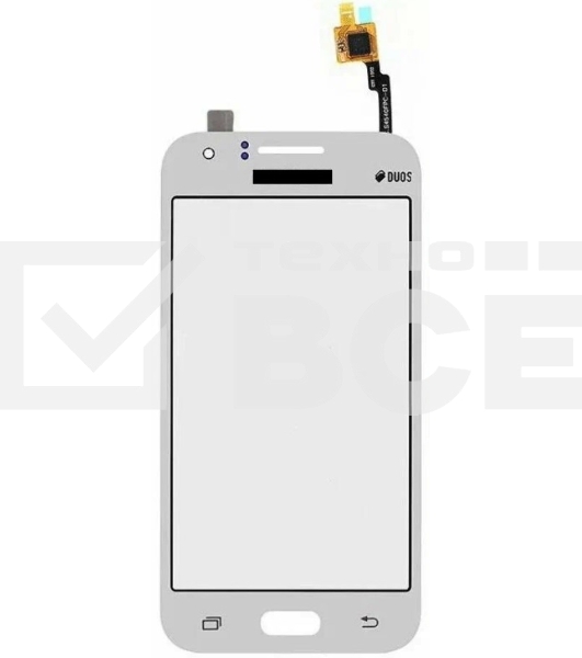 Сенсорное стекло (тачскрин) для Samsung Galaxy J1 SM-J100, белое