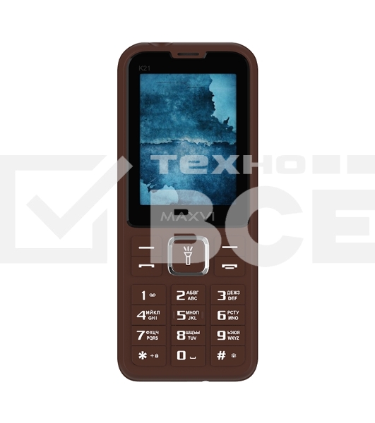 Мобильный телефон Maxvi K21 шоколадный