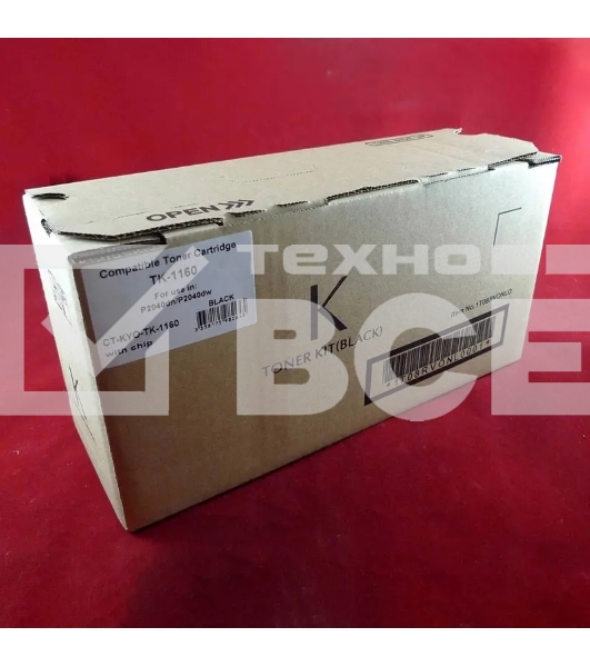 Картридж лазерный ELP TK-1160 черный (7200 стр.) для Kyocera P2040DN/P2040DW