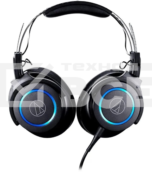 Наушники с микрофоном Audio-Technica ATH-G1 черный/синий 2м мониторные оголовье (80000808)