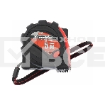 Рулетка MATRIX 31005  status magnet 3 fixations 5мх25мм обрезиненный корпус зацеп с магнитом, фото6