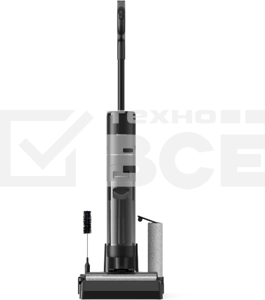 Пылесос моющий Dreame Wet and Dry Vacuum H12 Pro серый, питание от аккумулятора, 300 Вт, уборка влажная/сухая, пылесборник 0,9 л, работа от АКБ max - 35 мин
