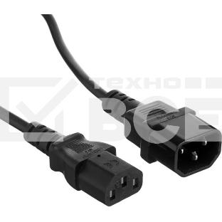 Шнур питания NTSS NTSS-PC13145 C13-С14 проводник.:3x1мм2 3м 220/250В 10А черный