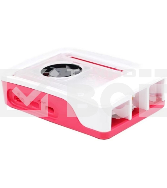 Пластиковый корпус RA795 для Raspberry Pi 5 c активным вентилятором